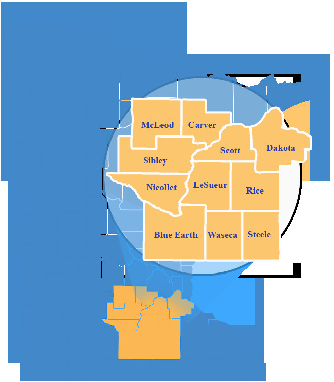 mn county maps with cities and travel information download free mn
