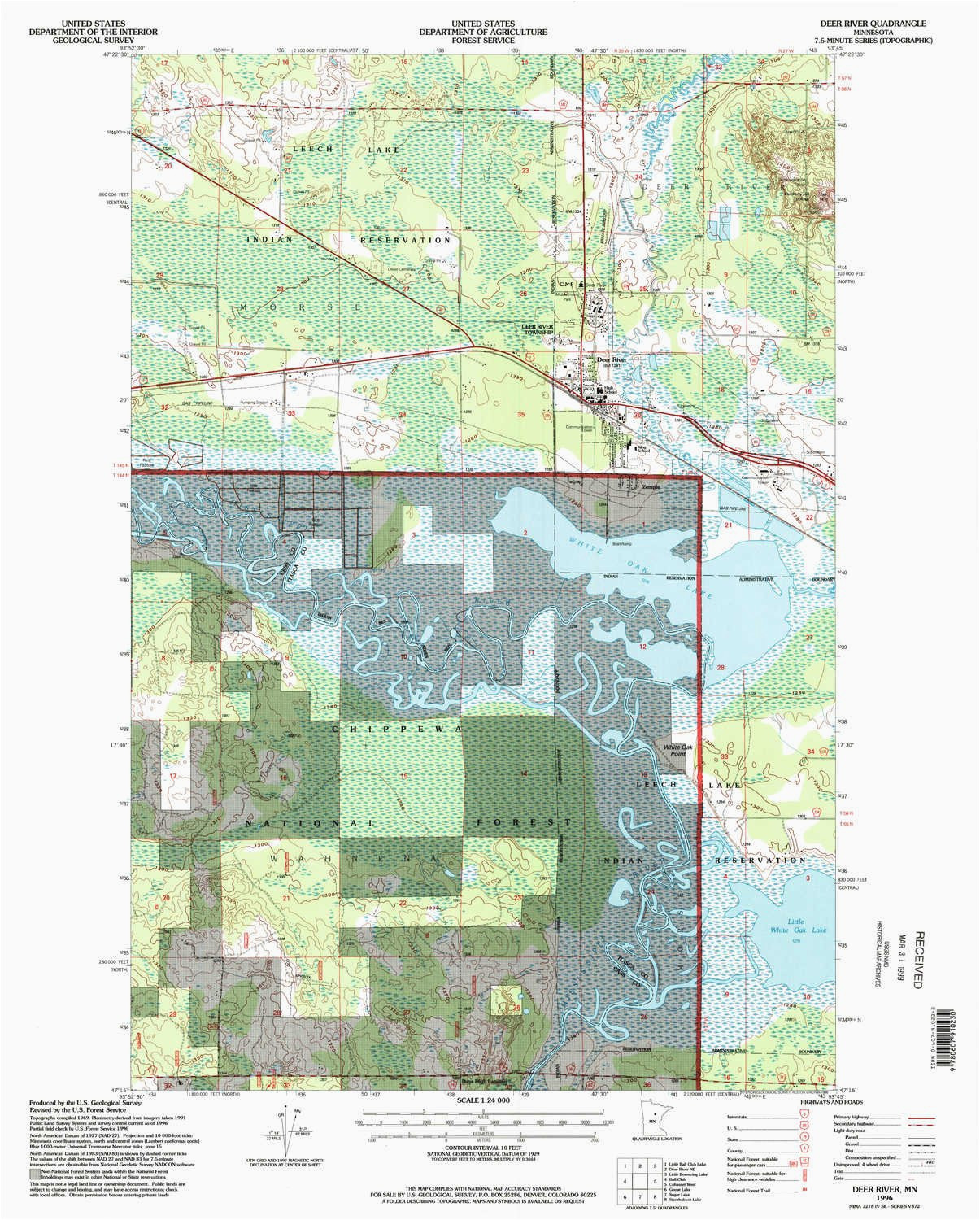 amazon com yellowmaps deer river mn topo map 1 24000 scale 7 5 x