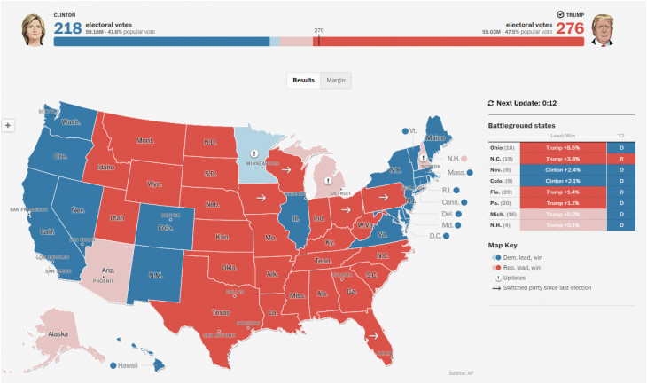 political maps maps of political trends election results