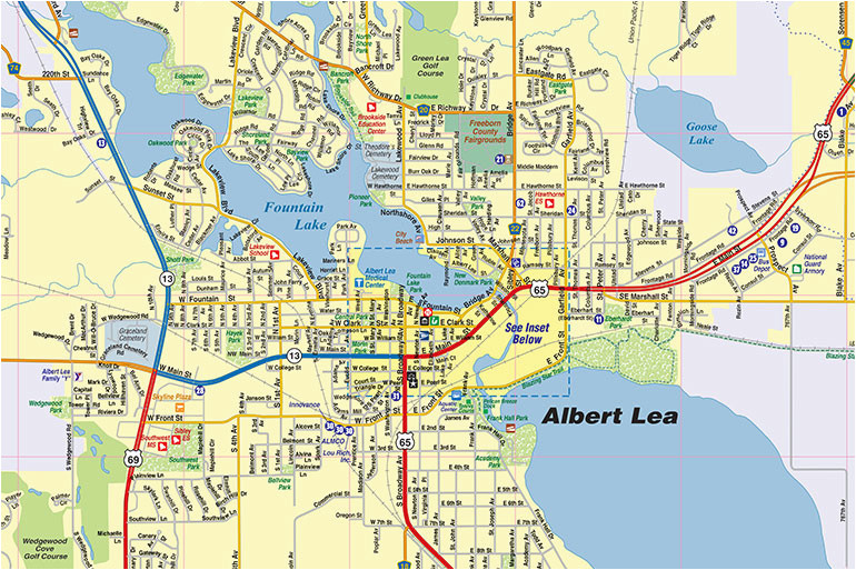 albert lea mn map interactive map town square publications