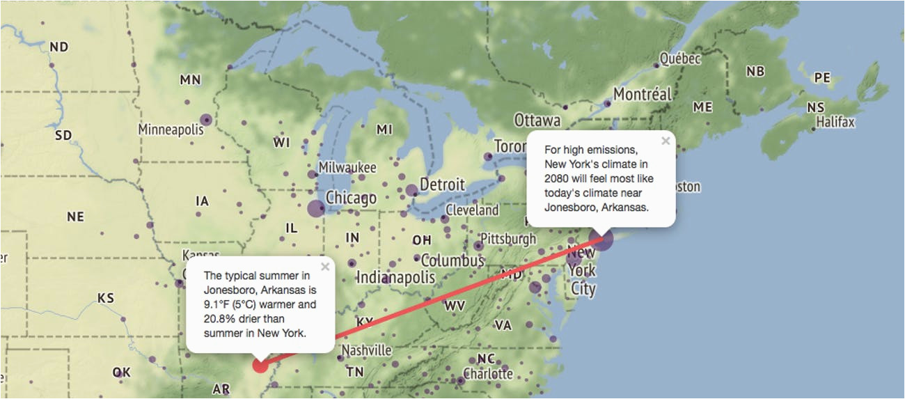 climate change study huge changes in weather for 450 us cities by