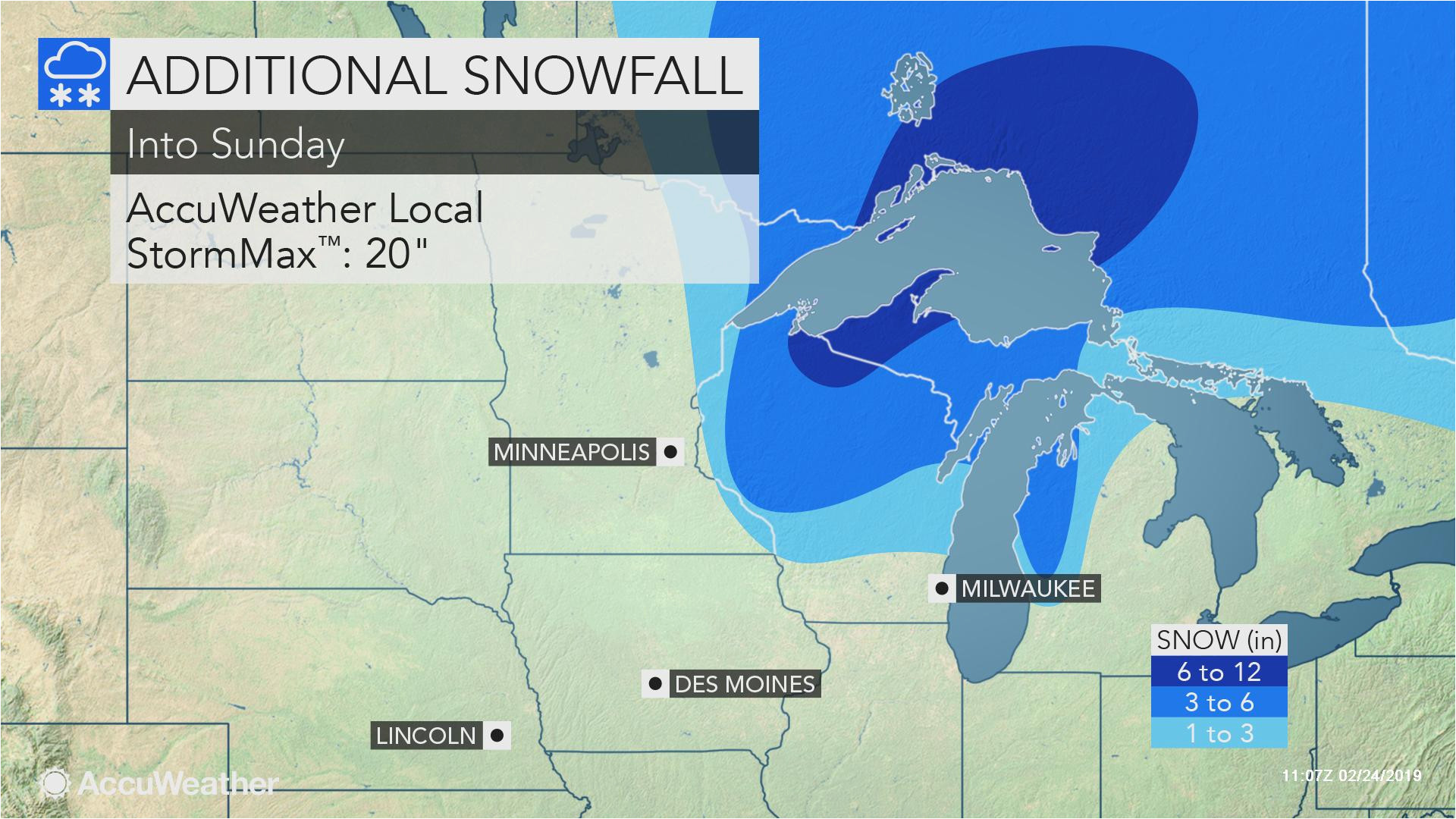 central plains blizzard to spread to upper midwest into sunday