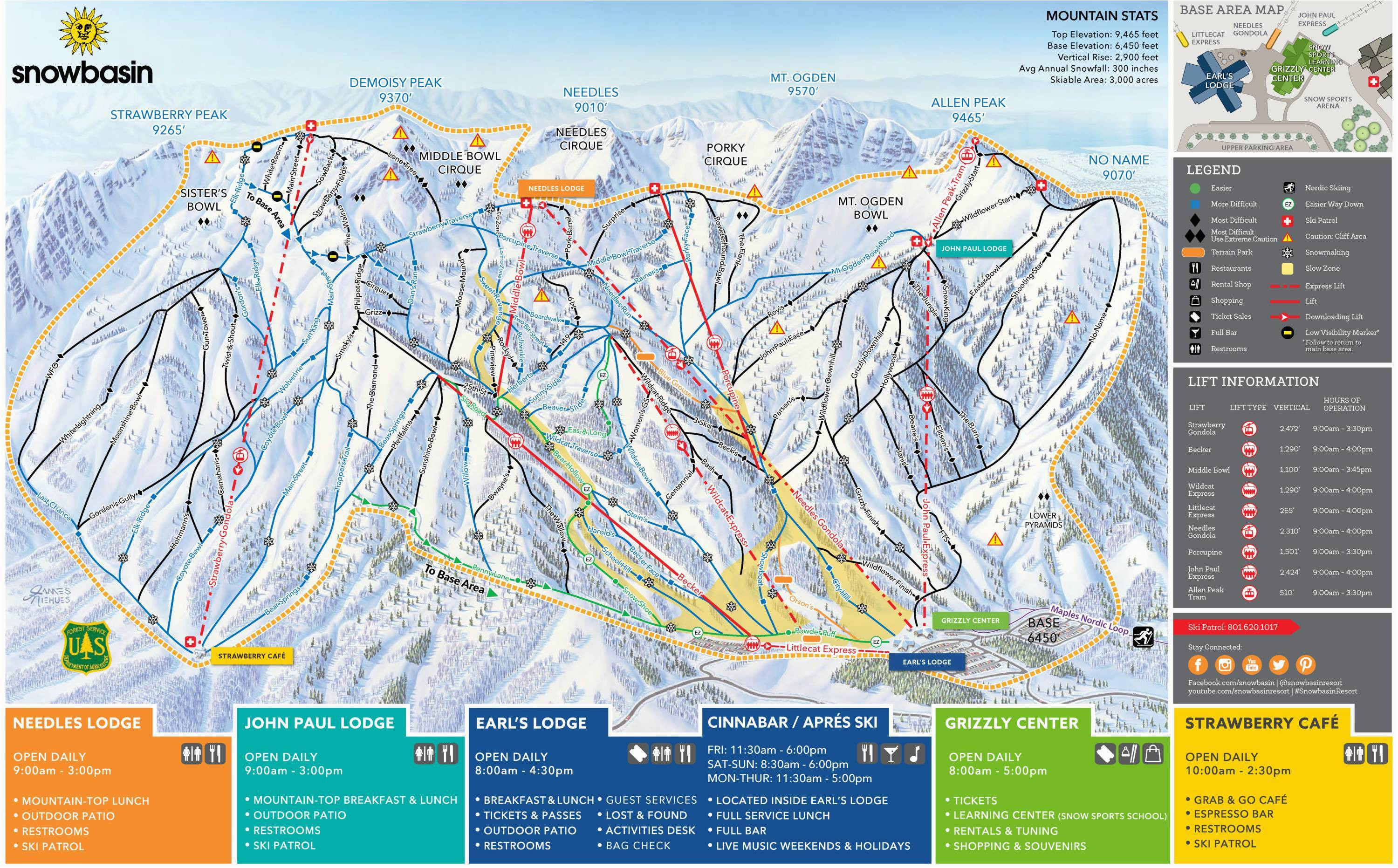 trail map snowbasin