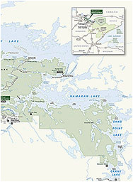 maps voyageurs national park u s national park service