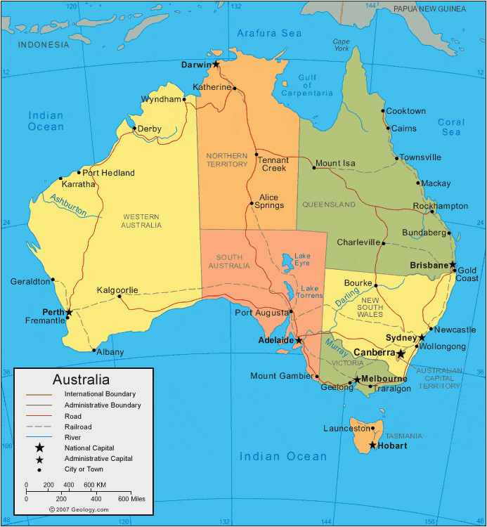 australia map and satellite image