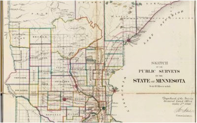 old historical city county and state maps of minnesota