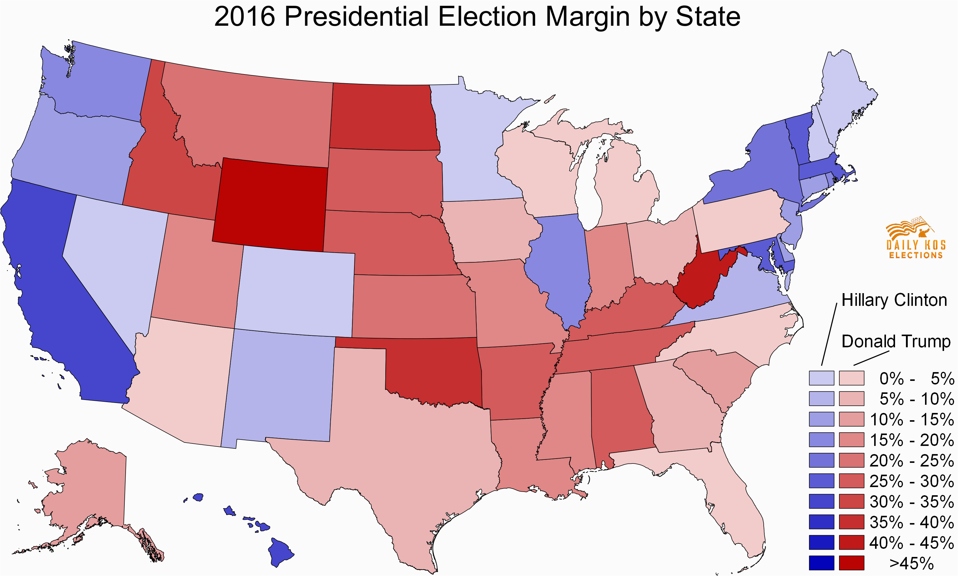 daily kos elections median district scores show how strong the
