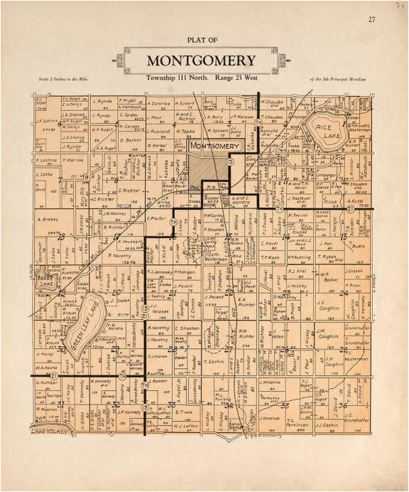 map plat book of le sueur county minnesota showing township