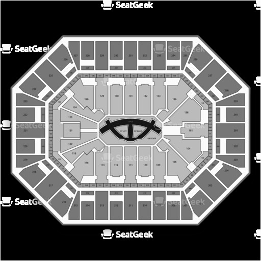 minnesota timberwolves seating chart map seatgeek