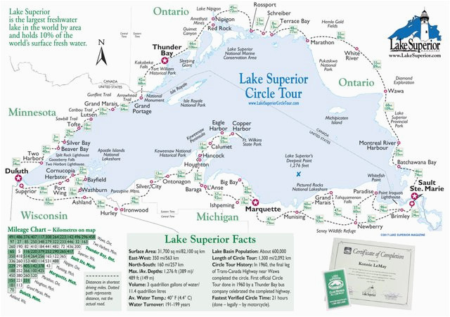 simple map of lake superior lake superior magazine