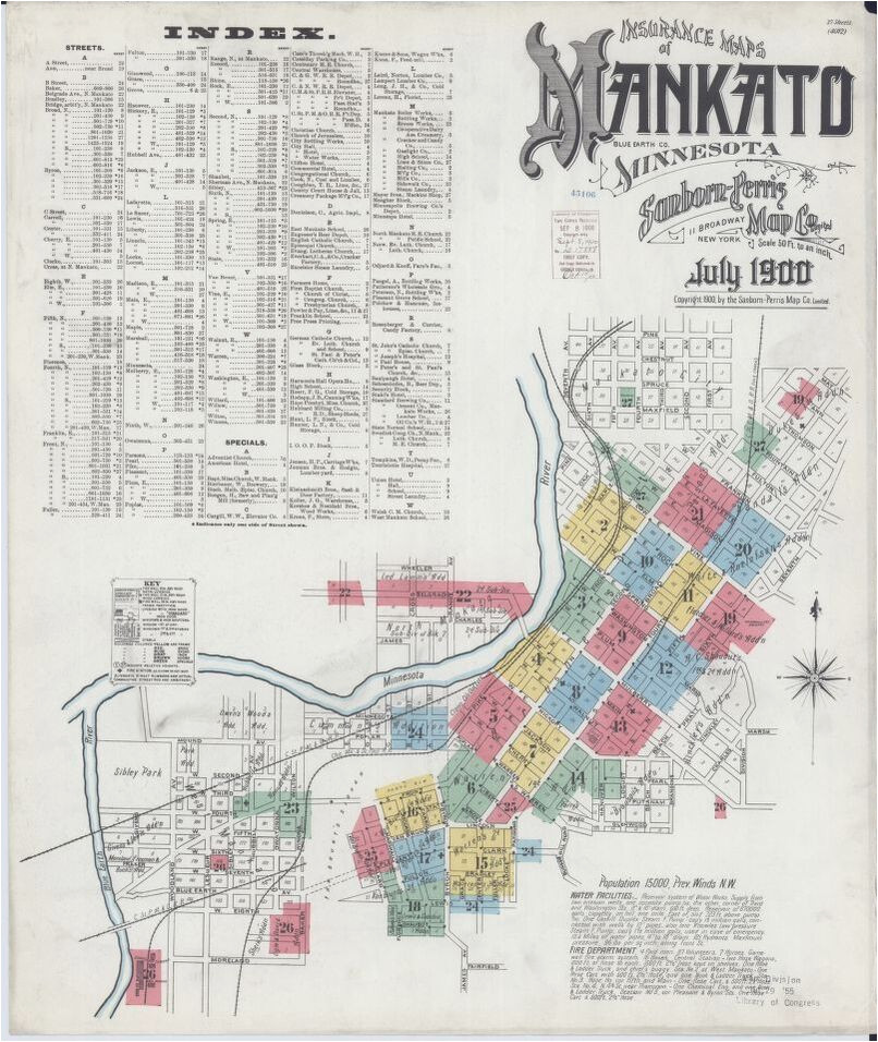 map minnesota available online library of congress