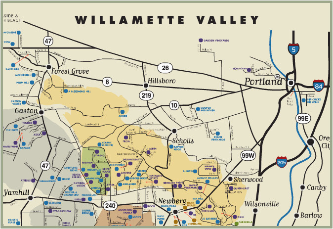 oregon winery map compressportnederland
