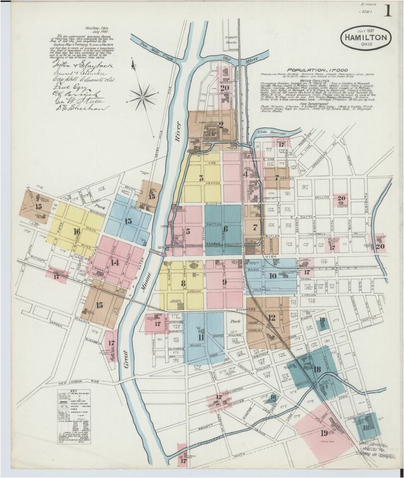 map of eaton ohio map ohio available online library of congress