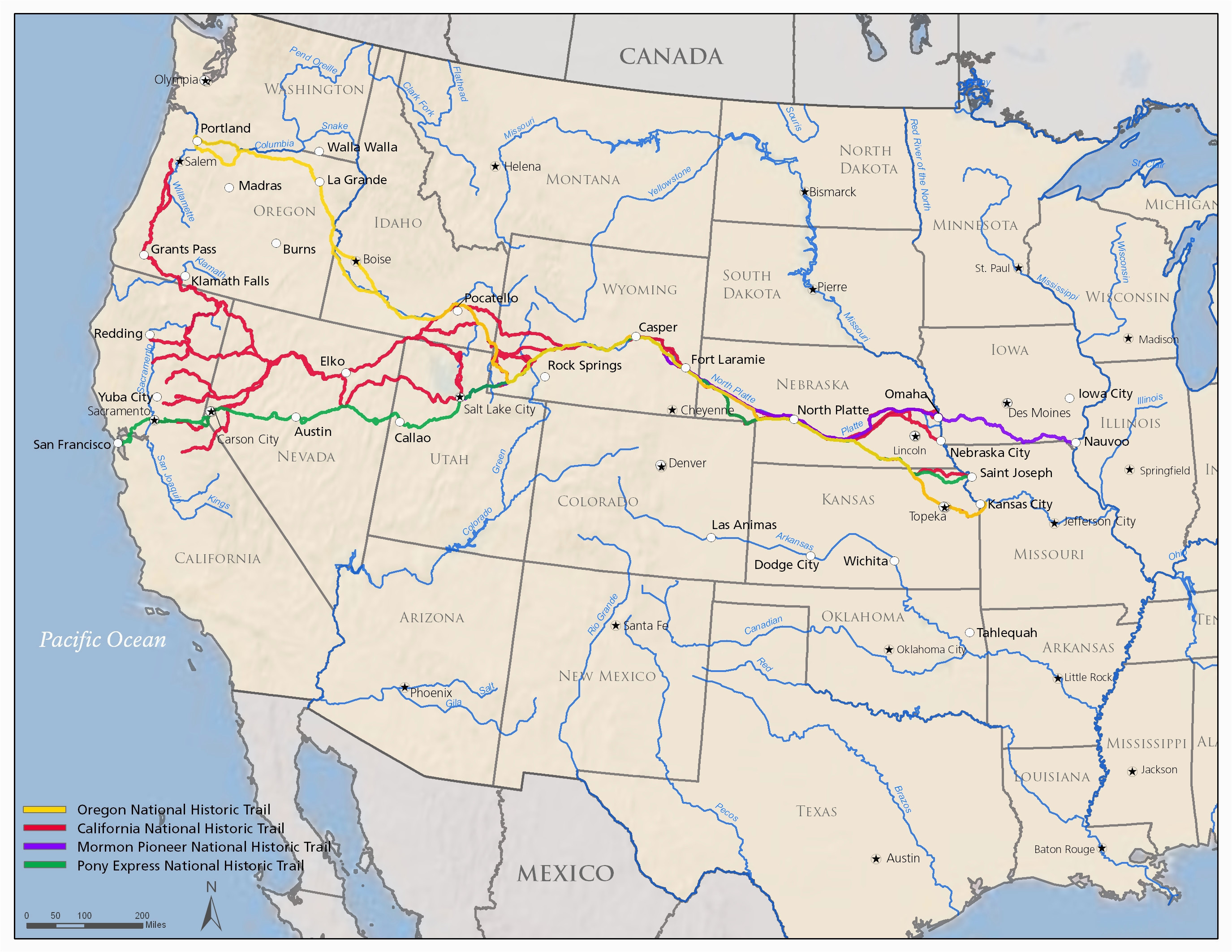 road map of california and oregon free printable map oregon and