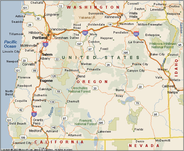 portland oregon counties map oregon counties maps cities towns full