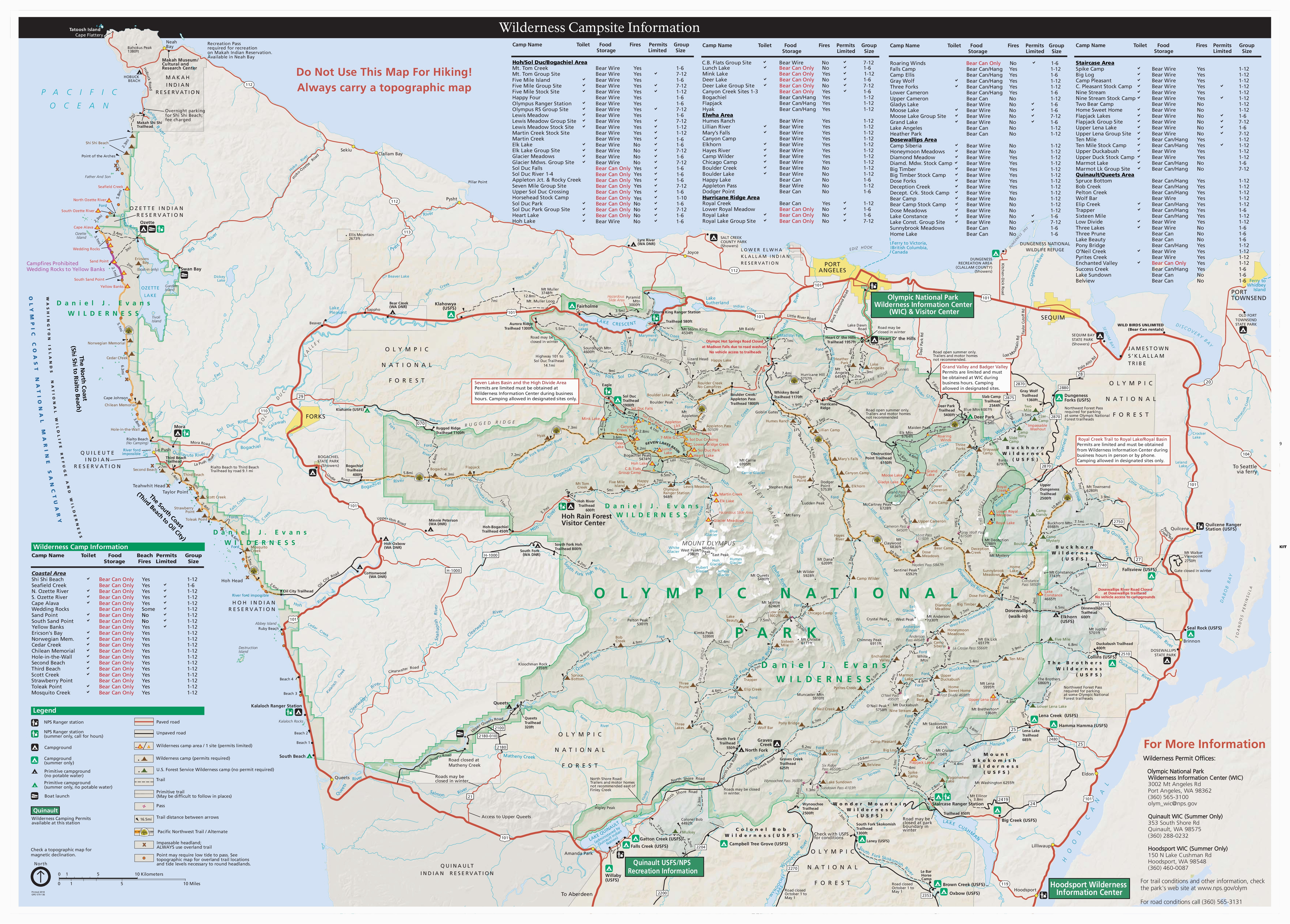 maps olympic national park u s national park service