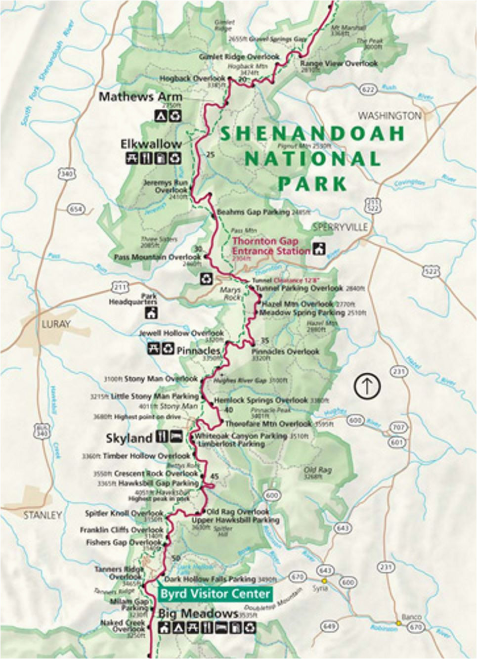 shenandoah national park hiken am skyline drive reisewuetig com