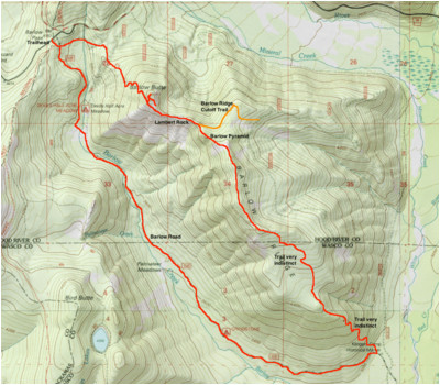 barlow ridge loop hike hiking in portland oregon and washington