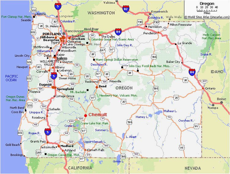 map of oregon campgrounds secretmuseum