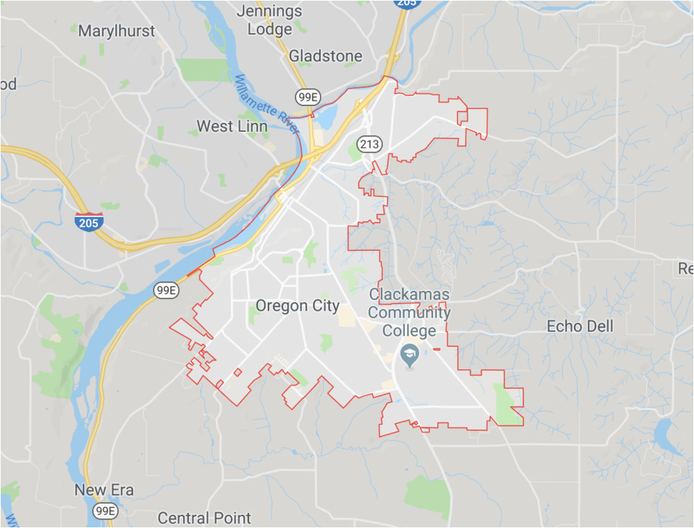 map of the oregon trail with landmarks oregon city love portland