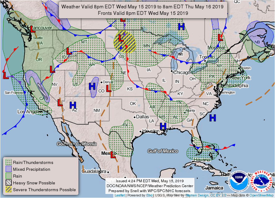 weather prediction center wpc home page