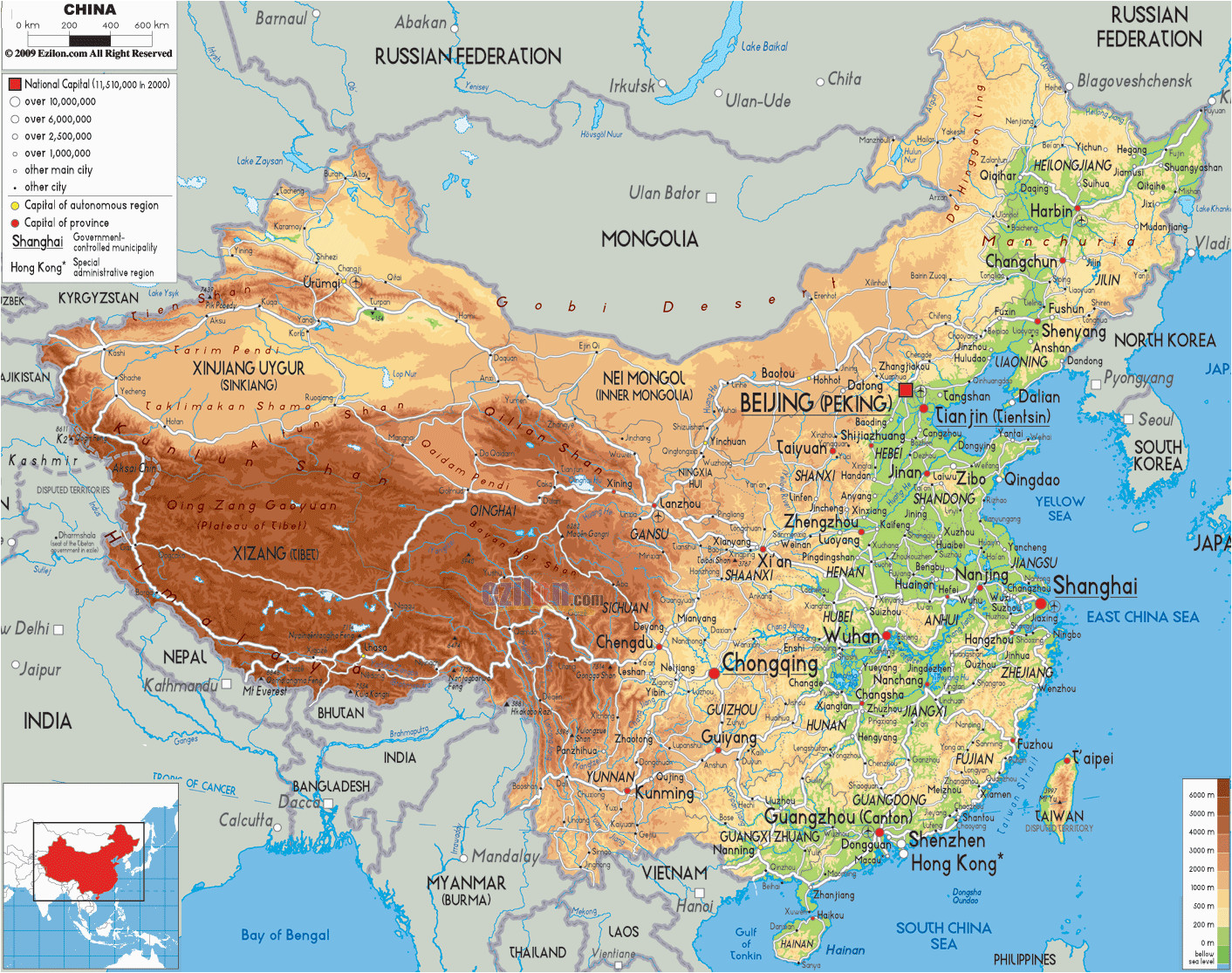 unique physical map of china bressiemusic