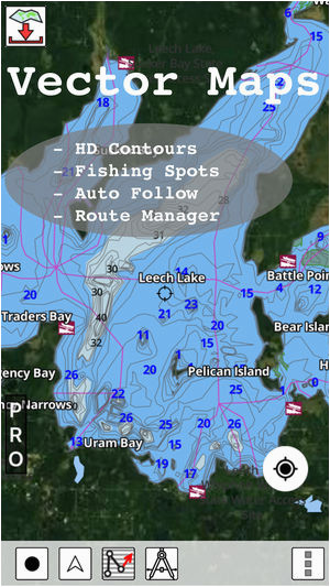 minnesota fishing lake maps navigation charts on the app store