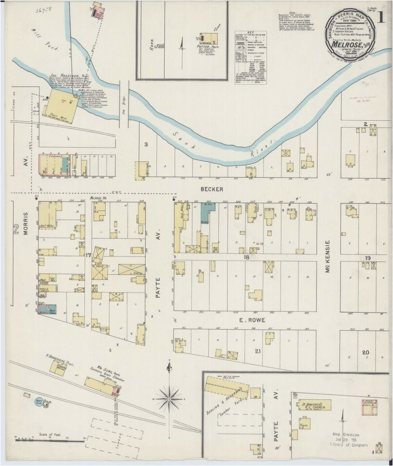 map minnesota image library of congress