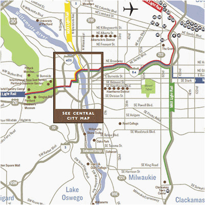 portland oregon street map secretmuseum