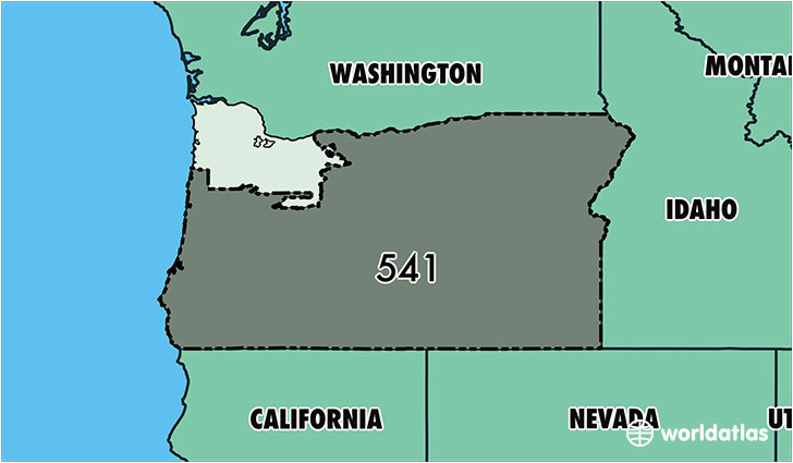 where is area code 541 map of area code 541 eugene or area code