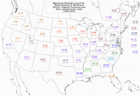 list of wettest tropical cyclones in the united states wikipedia