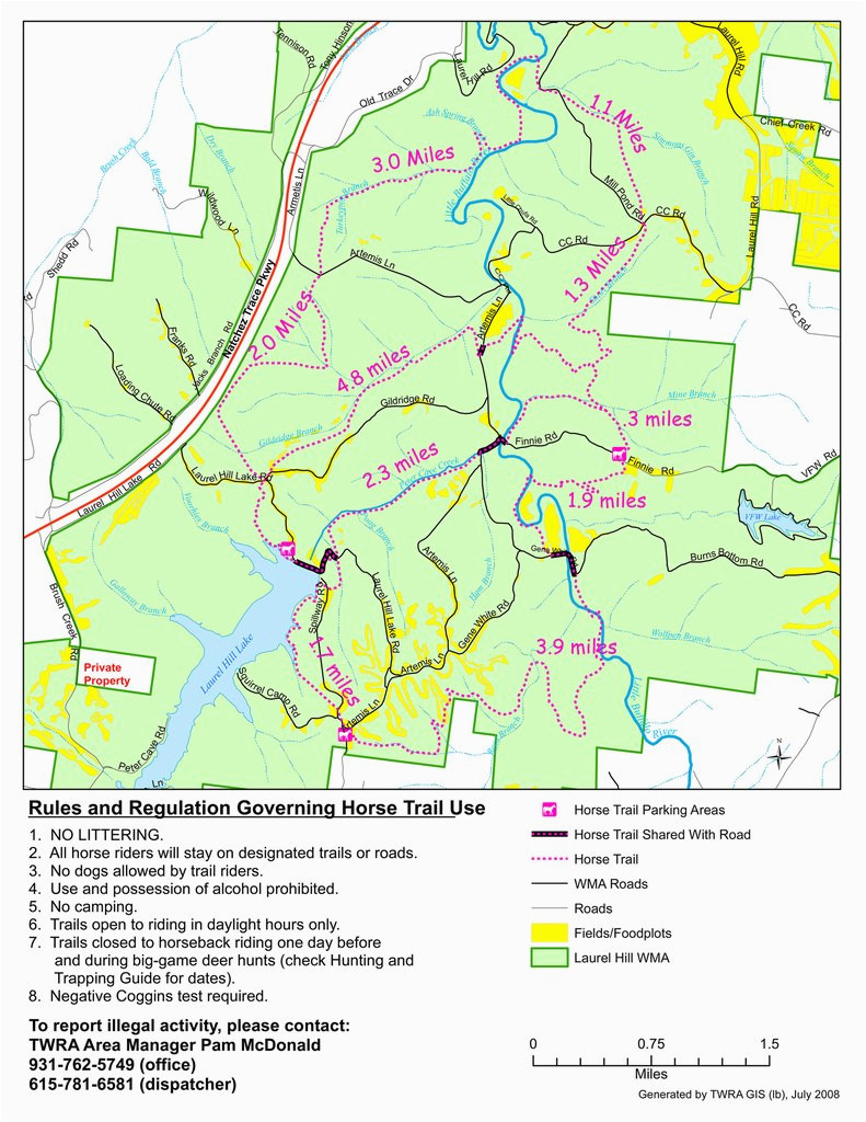 laurel hill wildlife management area maplets