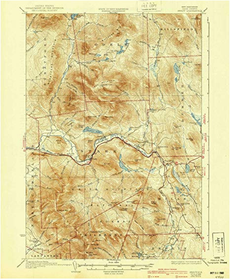 amazon com yellowmaps percy nh topo map 1 62500 scale 15 x 15