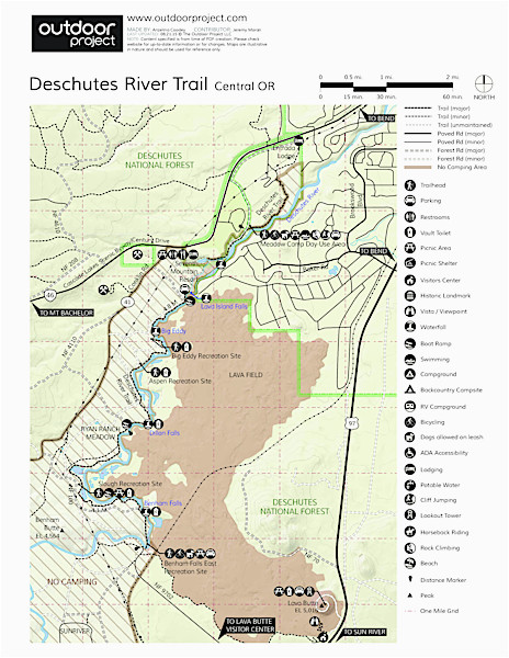deschutes river float map oh the places you ll go oregon