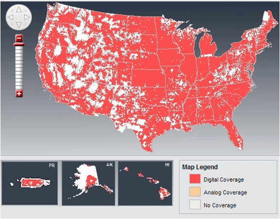 verizon cell phone coverage map fresh united states map sprint