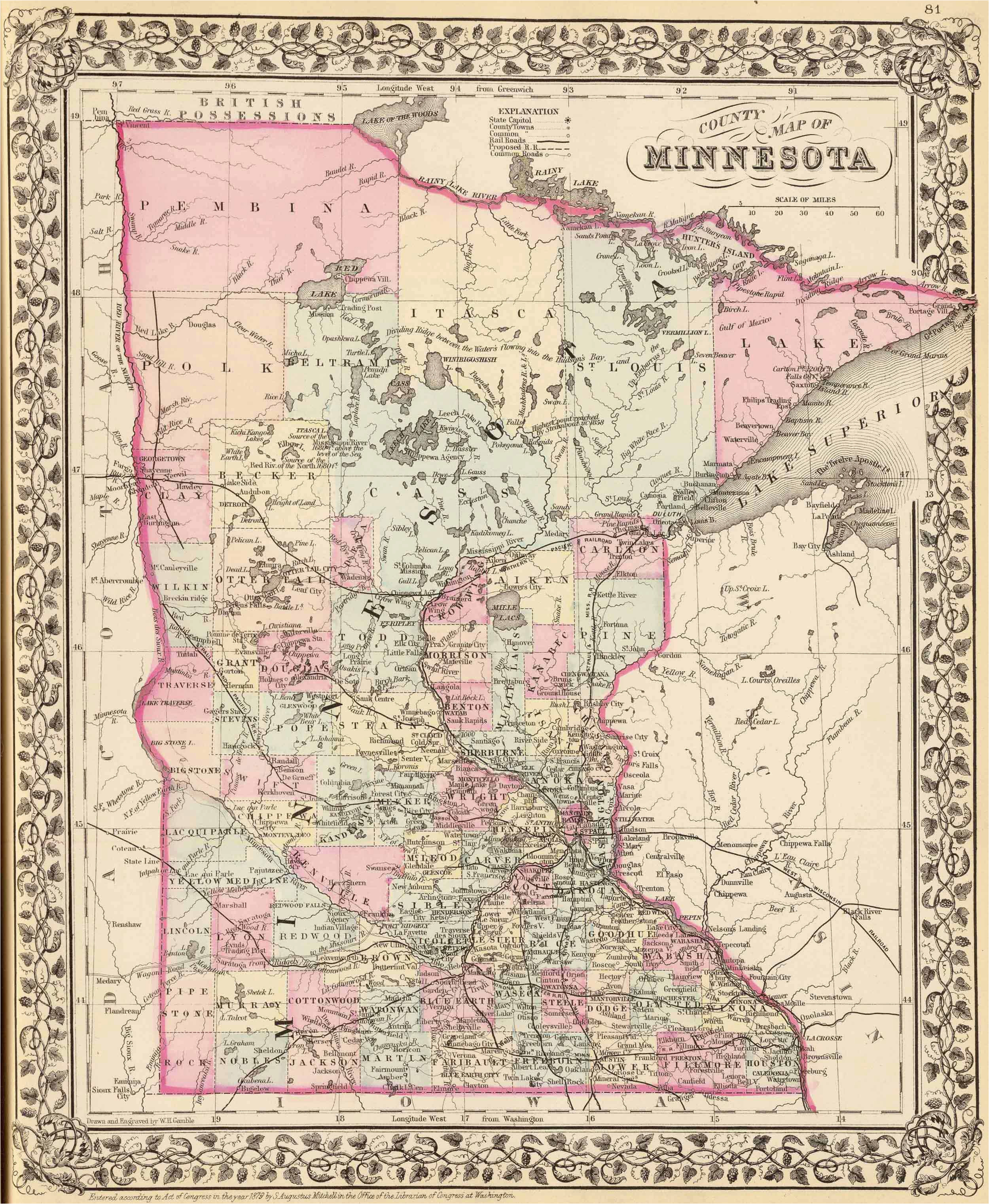 Where Is Chaska Minnesota On A Map Old Historical City County And State Maps Of Minnesota Of Where Is Chaska Minnesota On A Map 