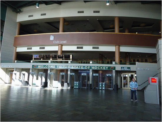 entrance to the arena picture of xcel energy center saint paul