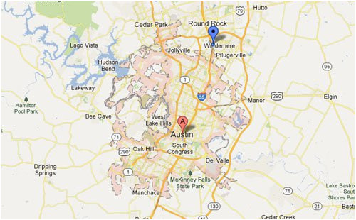 google map austin texas business ideas 2013