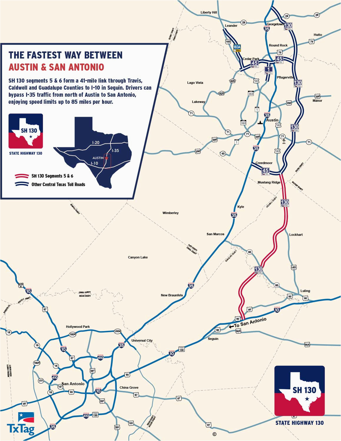 state highway 130 maps sh 130 the fastest way between austin san