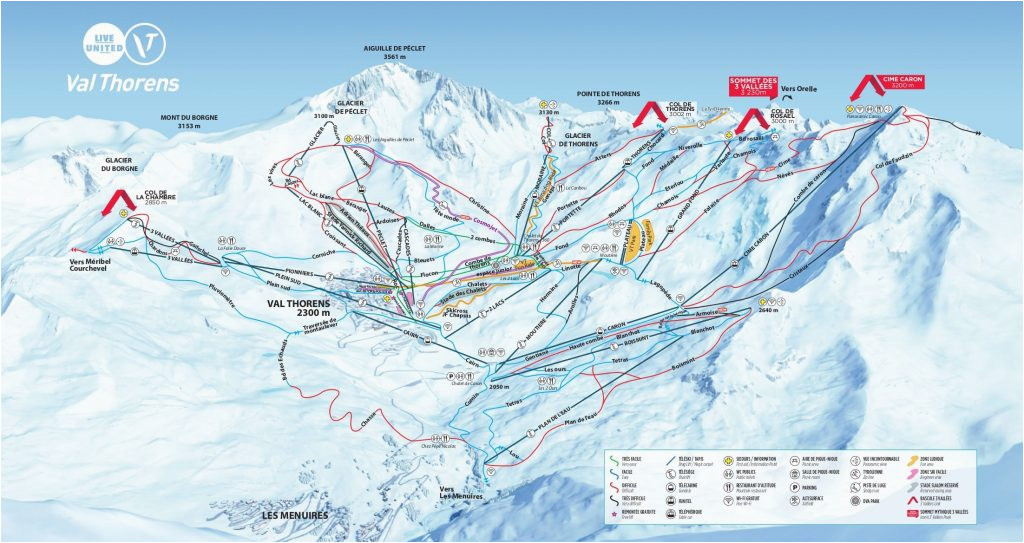 val thorens piste map 2019 ski europe winter ski vacation deals