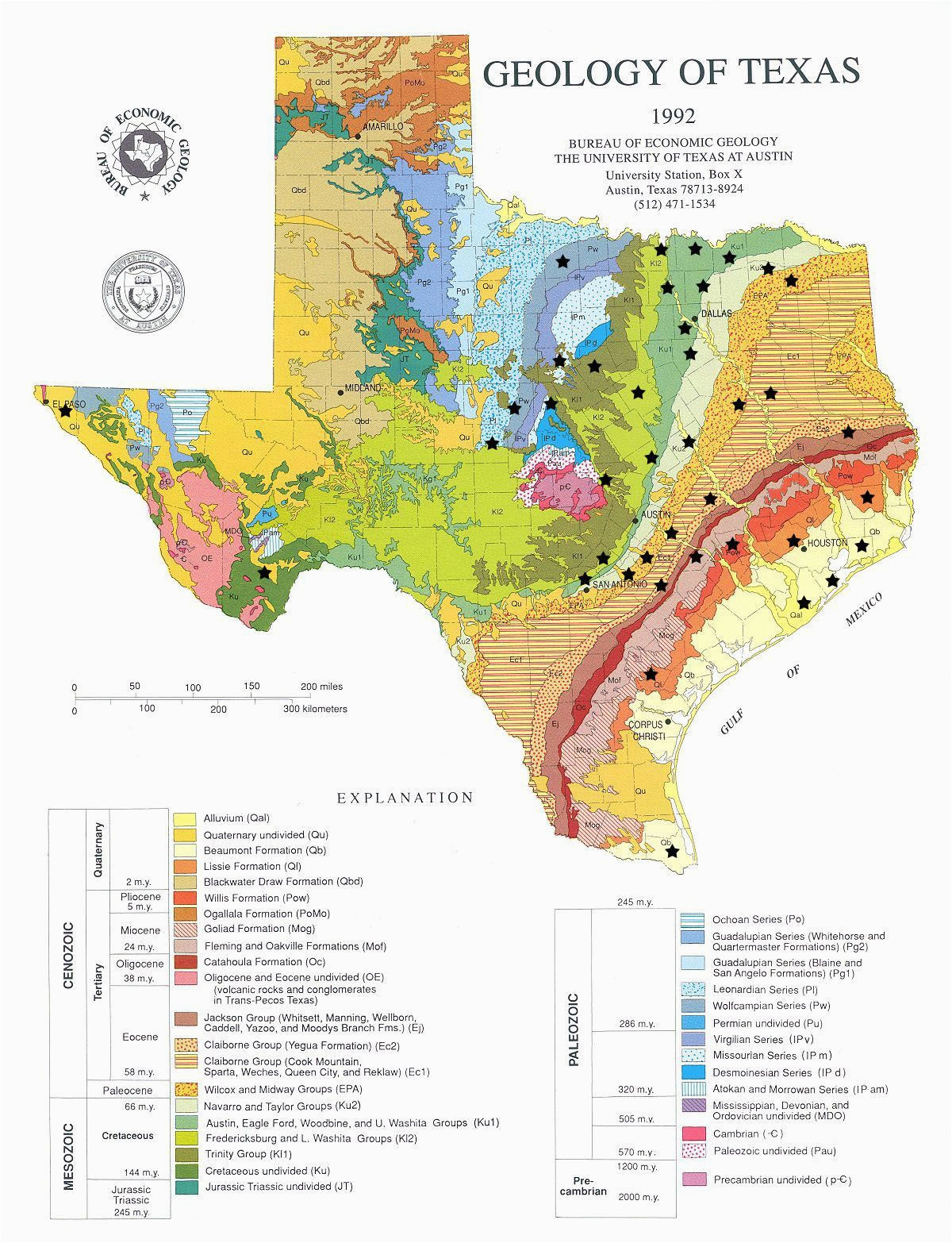 geologically speaking there s a little bit of everything in texas