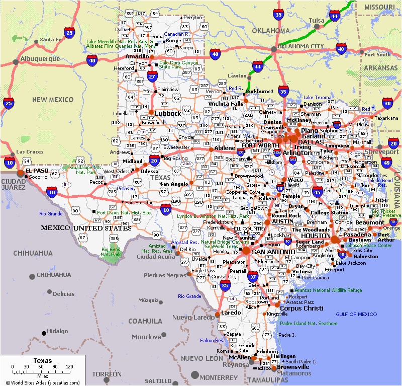 road-map-of-texas-state-interactive-map