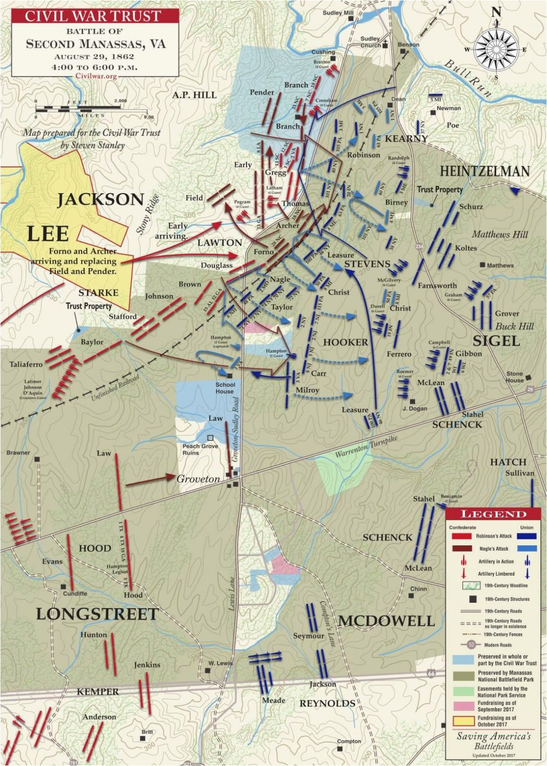 second manassas 4pm to 6pm august 29 1862 second battle of