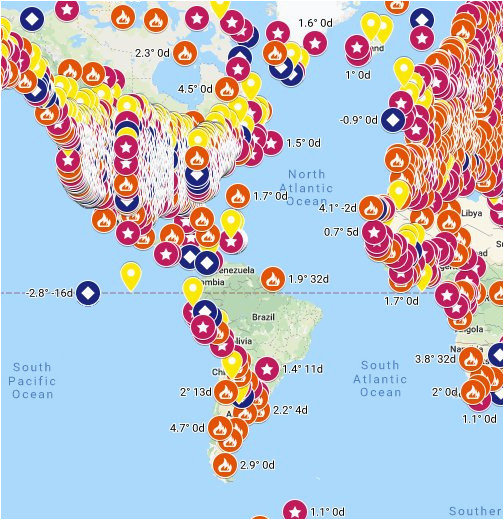 temperature 1965 2017 google my maps