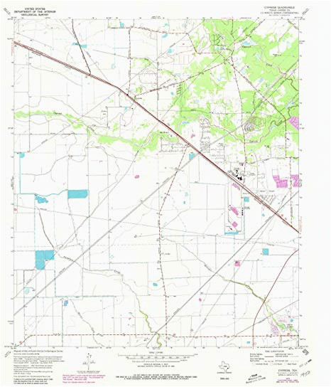 amazon com yellowmaps cypress tx topo map 1 24000 scale 7 5 x