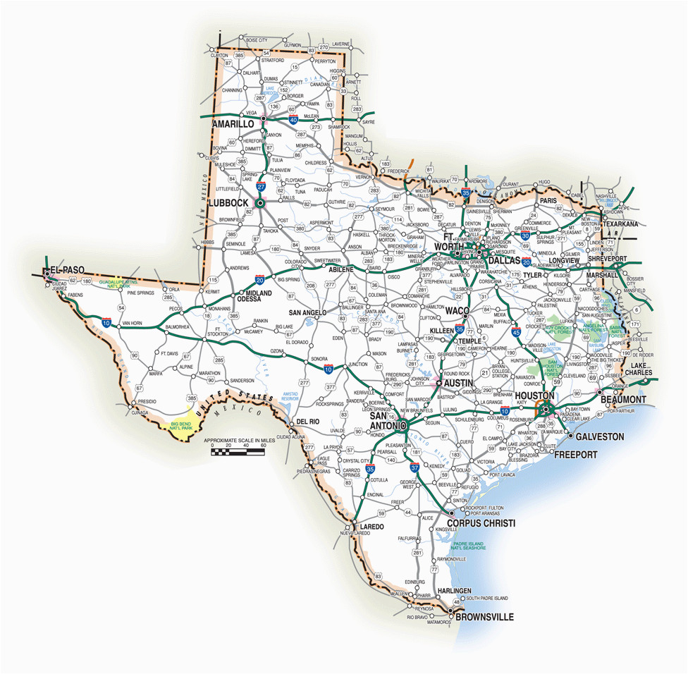 Detailed Map Of Texas Cities | secretmuseum
