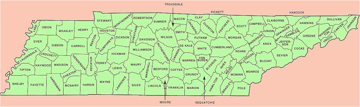 East Tennessee Counties Map | secretmuseum