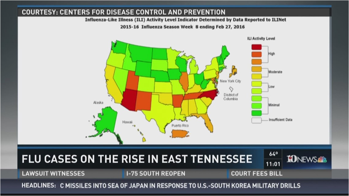 flu cases on the rise in east tennessee wbir com