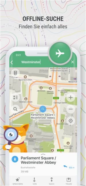maps me karte und routenplaner im app store