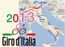 the tour of italy 2013 race route on google maps google earth and